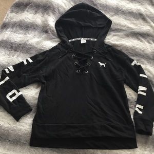 Pink VS pull over sweater sz small